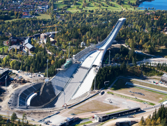 Holmenkollen ski run in Oslo