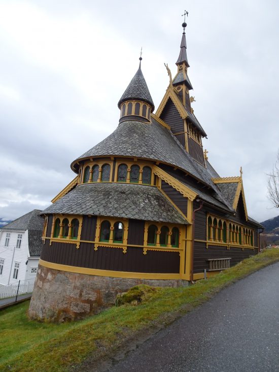 St Olaf located in the village of Balestrand since 1897 (photo credit Karen Kerr)
