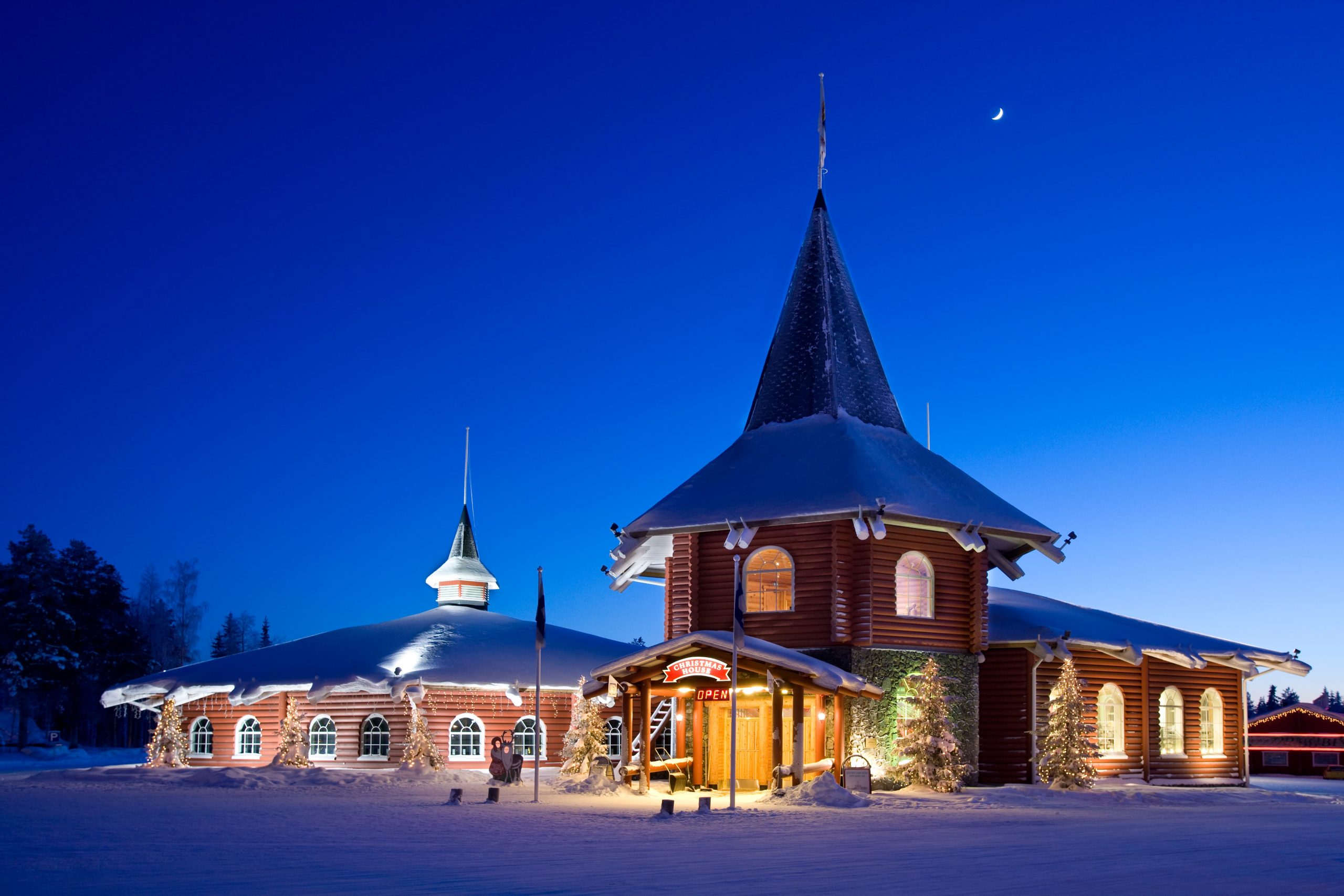 Christmas House in Santa Claus Village Rovaniemi