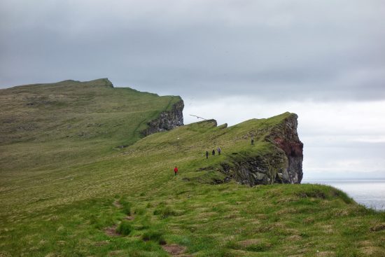The dramatic Látrabjarg bird cliffs in Iceland