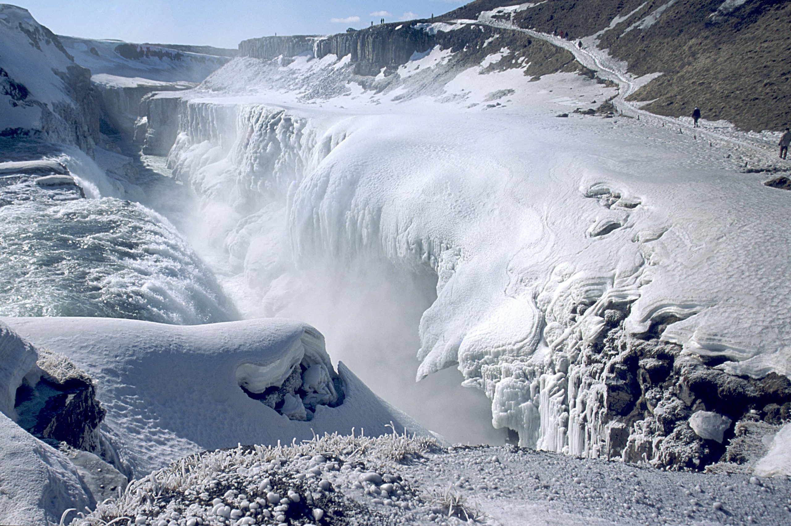 Gullfoss in the wintertime, Iceland