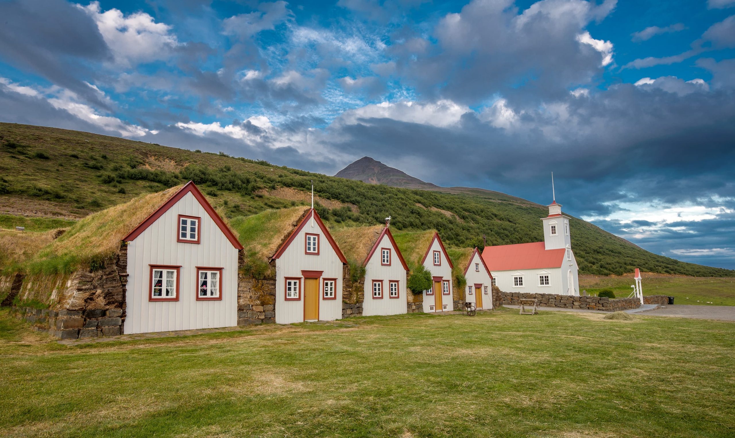 Laufas Farmhouses, Iceland