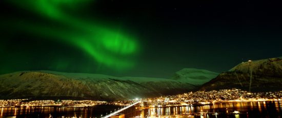 Northern Lights over Tromso (credit: Yngve Olsen Saebbe)