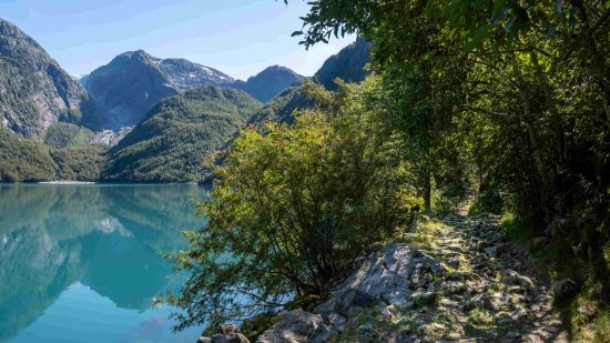 Bondhusvatnet lake has been an attraction since the 1800's