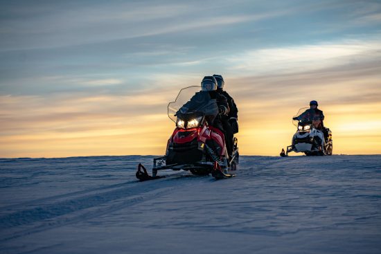 Arctic Light Snowmobile tour from Sorrisniva
