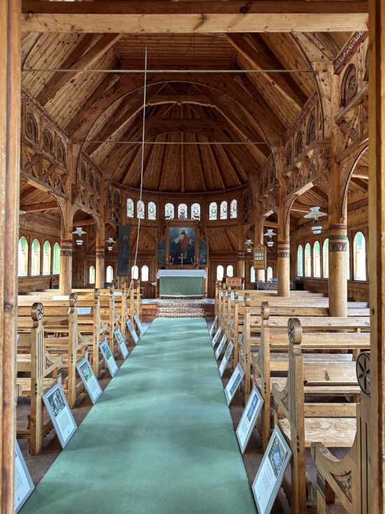 Inside St. Olaf's Church (photo credit Janai Bozza)