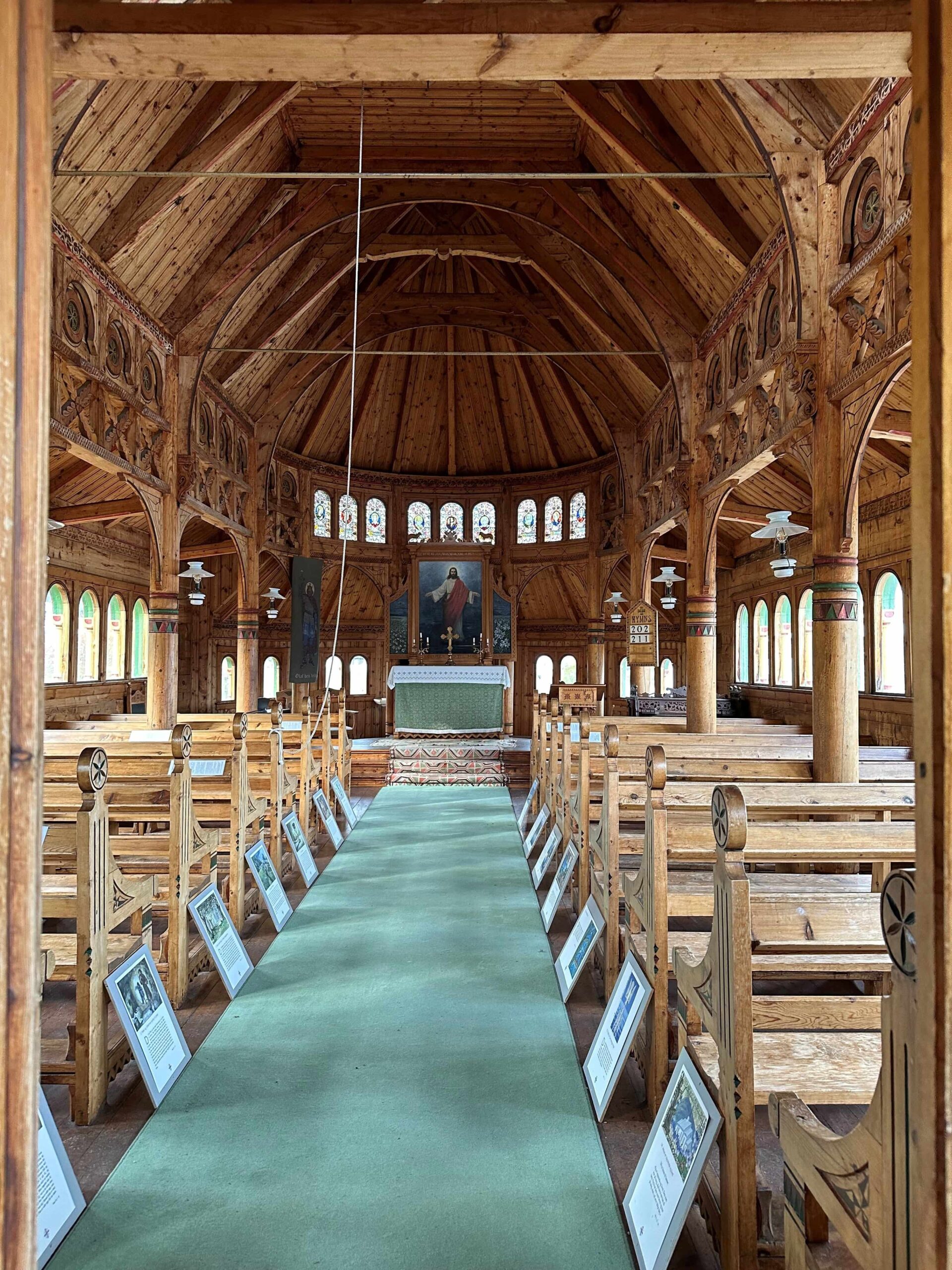 Inside St. Olaf's Church (photo credit Janai Bozza)