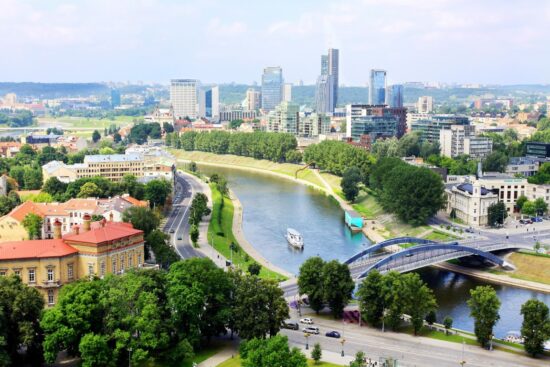 Vilnius city view